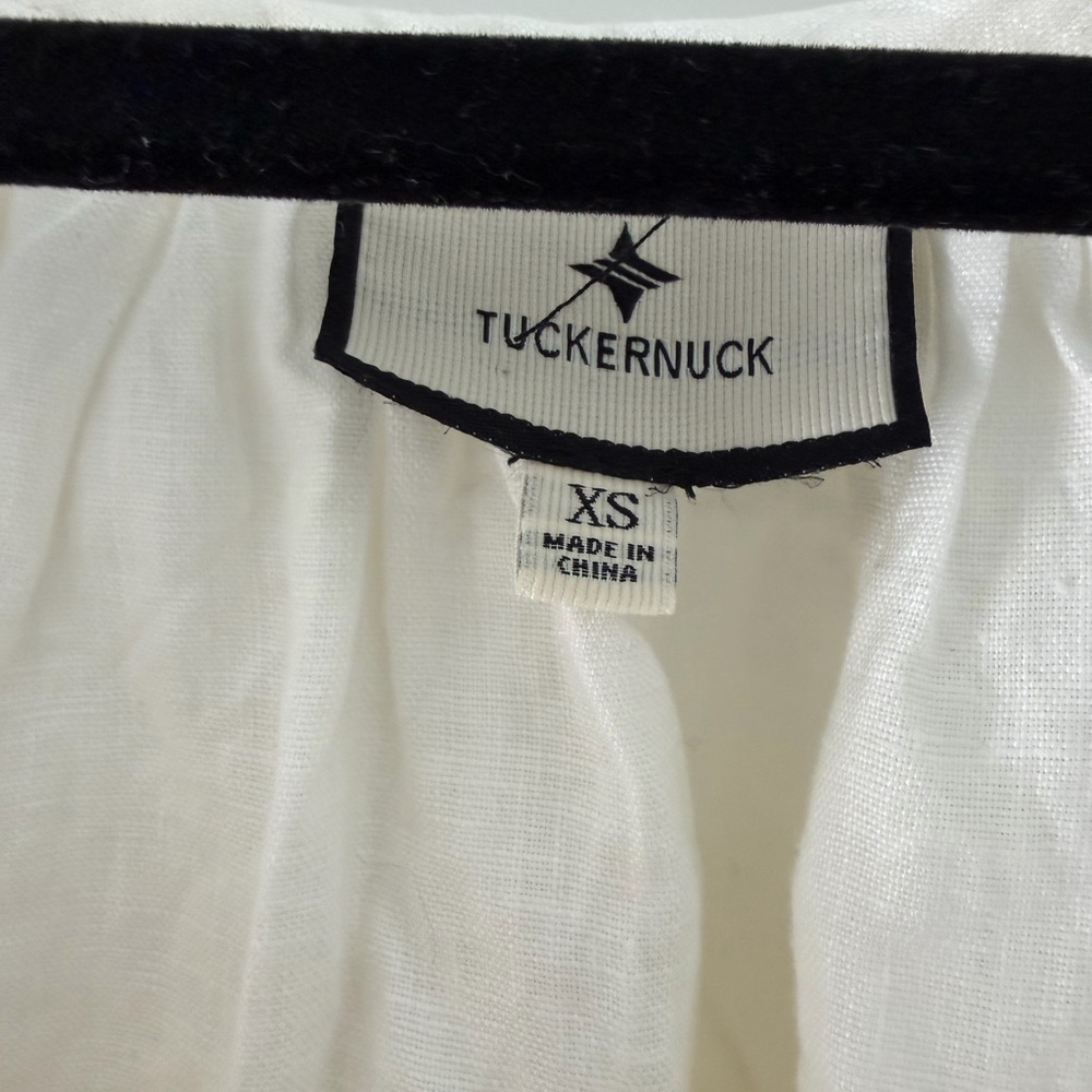 Tuckernuck Cream Button-Down Blouse - image 2